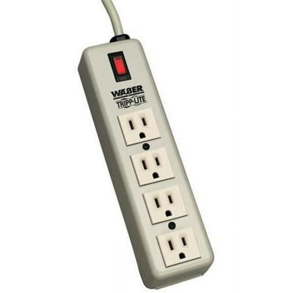 Tripp Lite 4SPDX Waber-by-4 Outlet Premium Office-Grade Power Strip