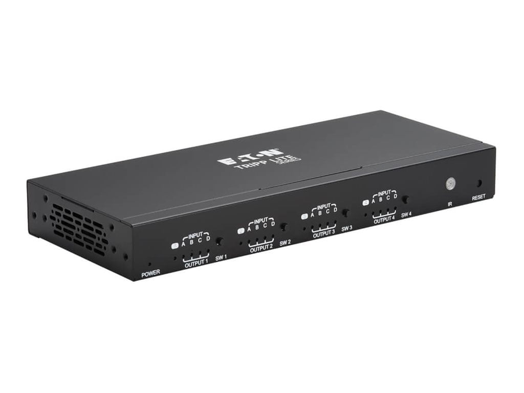 Tripp Lite 4x4 High Speed Hdmi Video Matrix Switch With Audio 1920x1200 At 60hz / 1080p - 4 X 4 - 1920 X 1200 - Wuxga (b119-4x4)