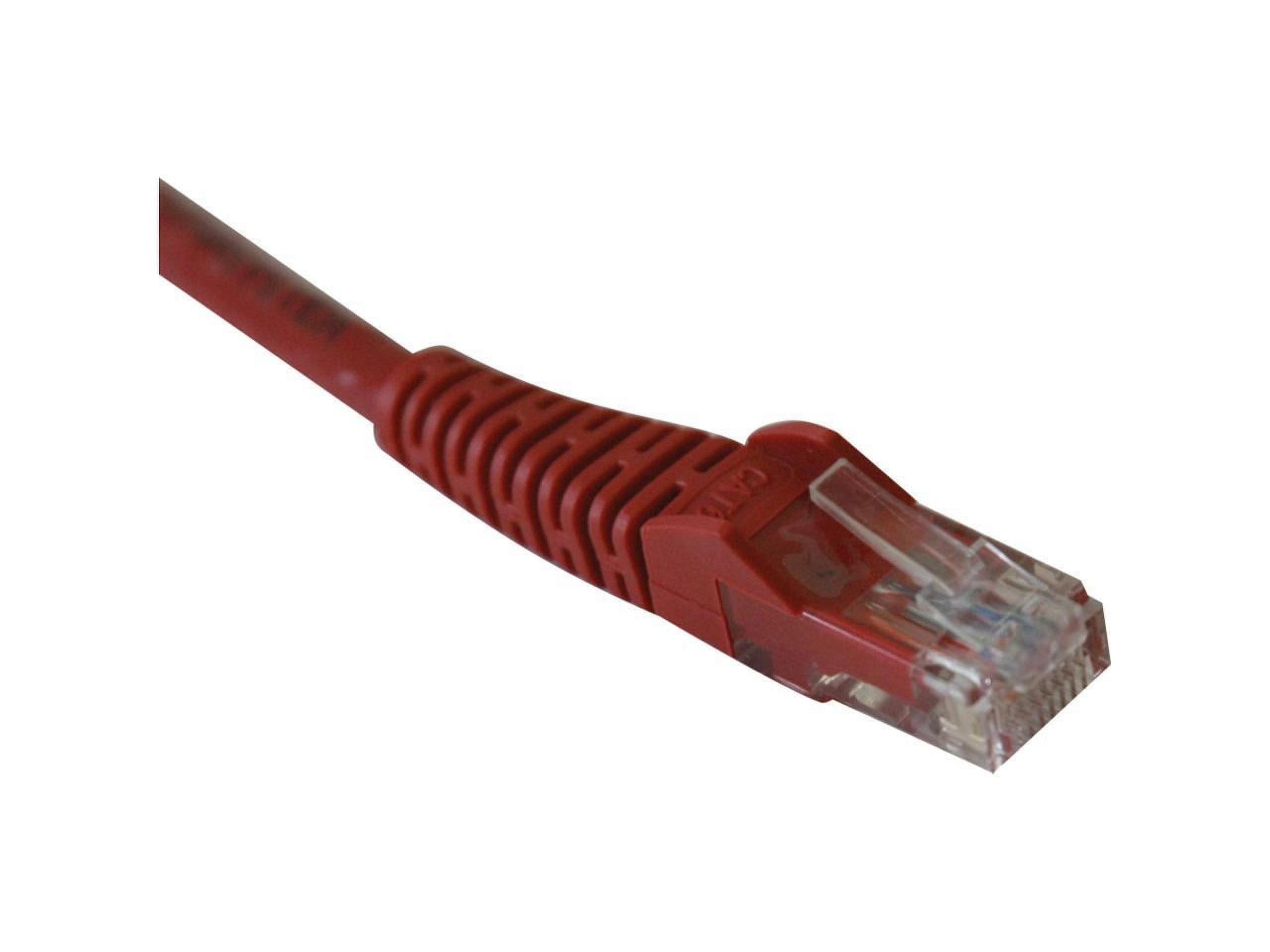 Tripp Lite 5ft Cat5e 350MHz Snagless Molded Patch Cable (RJ45 M/M) - Red