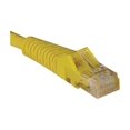 thumbnail image 1 of Tripp Lite 50-ft. Cat6 Gigabit Snagless Molded Patch Cable (RJ45 M/M) - Yellow - Category 6 for Network Device - 50 ft - 1 x RJ-45 Male Network - 1 x RJ-45 Male Network - Yellow, 1 of 2