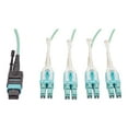 thumbnail image 1 of Tripp Lite 5M MTP/MPO to 8xLC Aqua Fan-Out Cable, 1 of 4