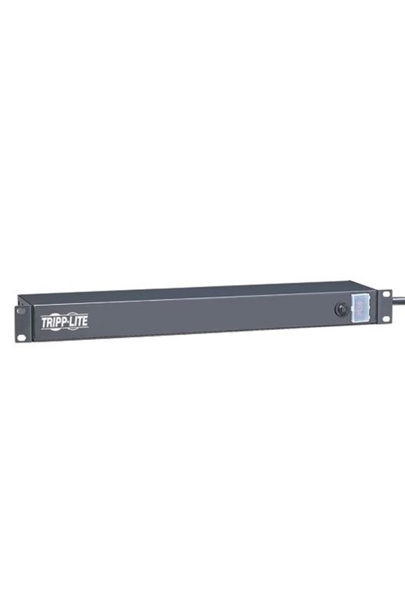 6 Outlet Rackmount Network-Grade PDU Power Strip, Rear-Facing, 1U, 15A, 15ft Cord with 5-15P Plug (RS-0615-R) CA2