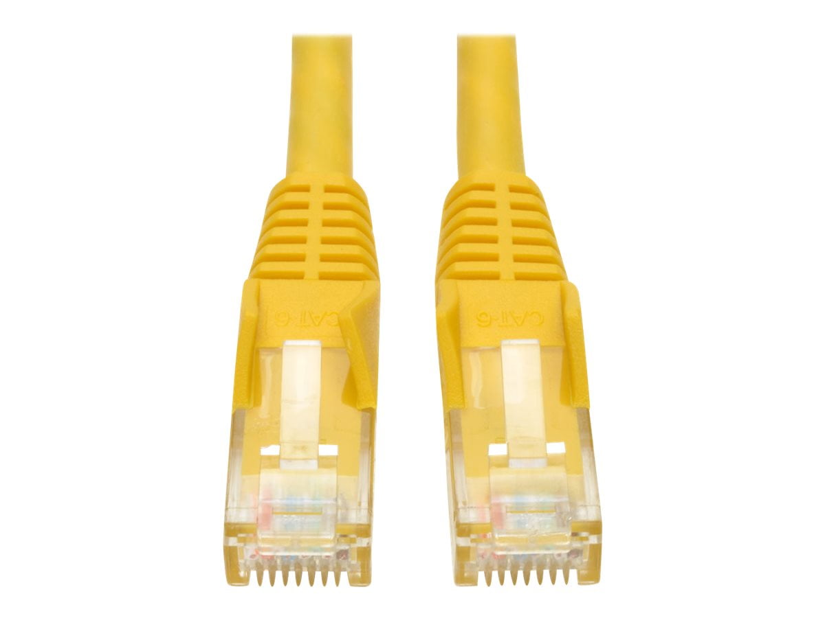 Tripp Lite 6-ft. Cat6 Gigabit Snagless Molded Patch Cable, Yellow