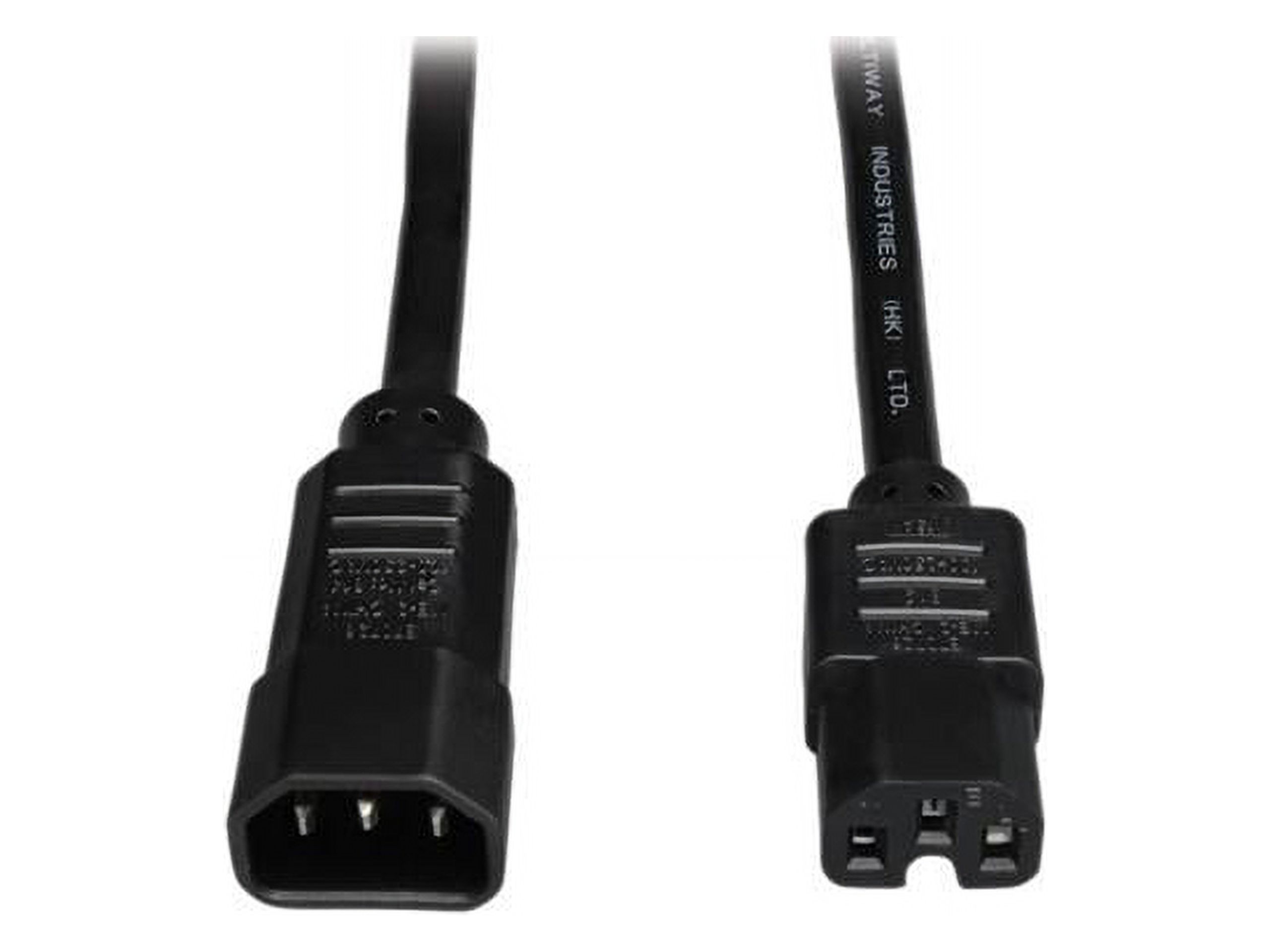Tripp Lite 6ft Heavy Duty Computer Power Cord, 15A, 14AWG (IEC320C14