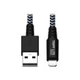 thumbnail image 1 of Tripp Lite 6 ft. Heavy-Duty USB Sync/Charge Cable with Lightning Connector, Black, 1 of 7
