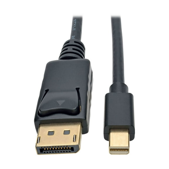 Tripp Lite 6 ft. Mini DisplayPort to DisplayPort 4K @ 60 Hz Adapter Cable (M/M), 4096 x 2160 (4K x 2K), Black