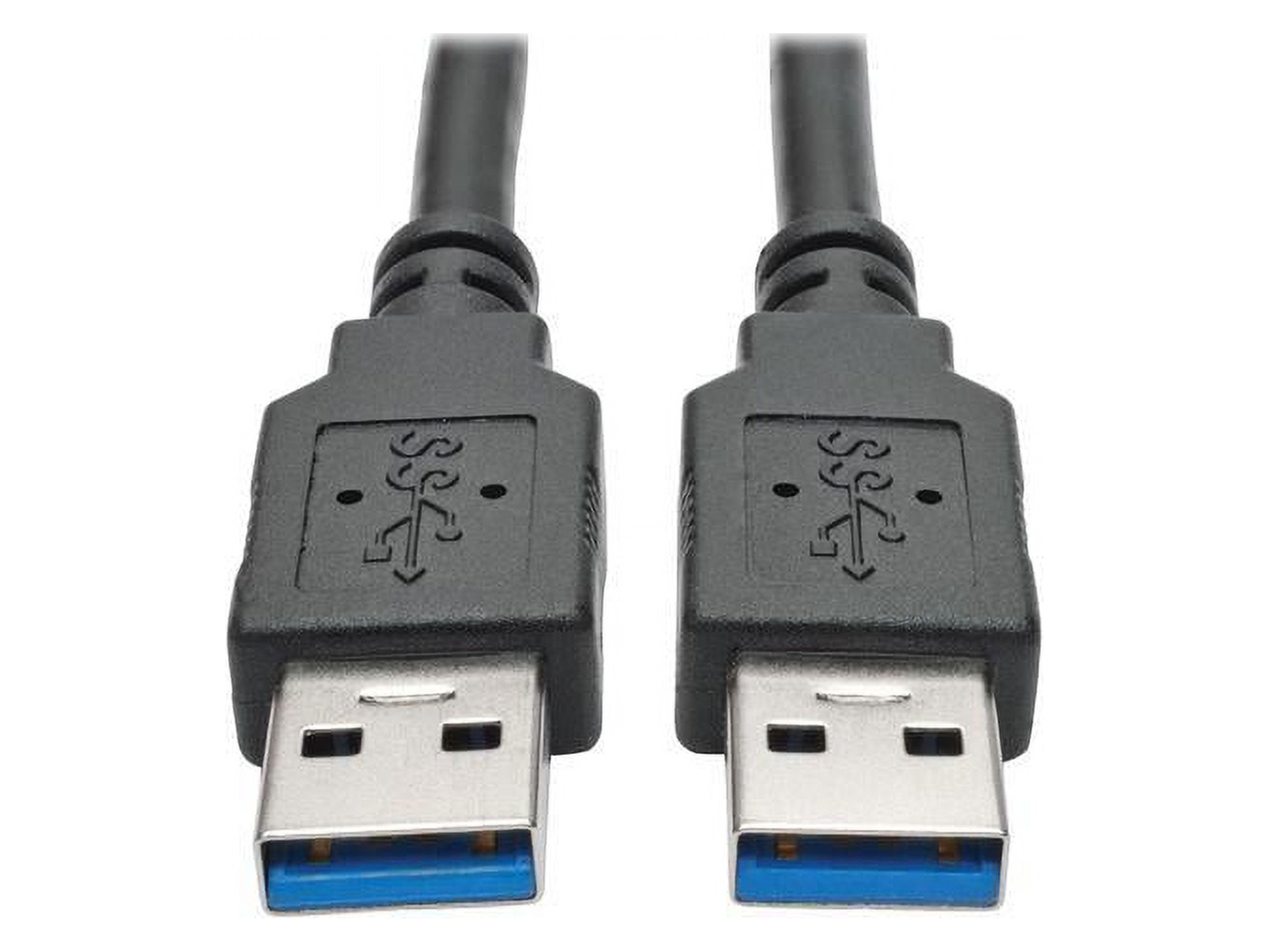 Tripp Lite 6 ft. USB 3.0 SuperSpeed A/A Cable (M/M), 28/24 AWG, 5 Gbps, Black, 6' (U320-006-BK) - image 1 of 3