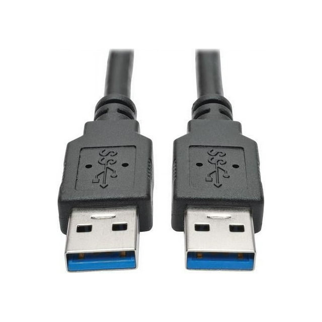 Tripp Lite 6 ft. USB 3.0 SuperSpeed A/A Cable (M/M), 28/24 AWG, 5 Gbps, Black, 6' (U320-006-BK)