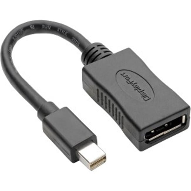 Tripp Lite 6 in. 4K Mini DisplayPort to DisplayPort Adapter Converter ...