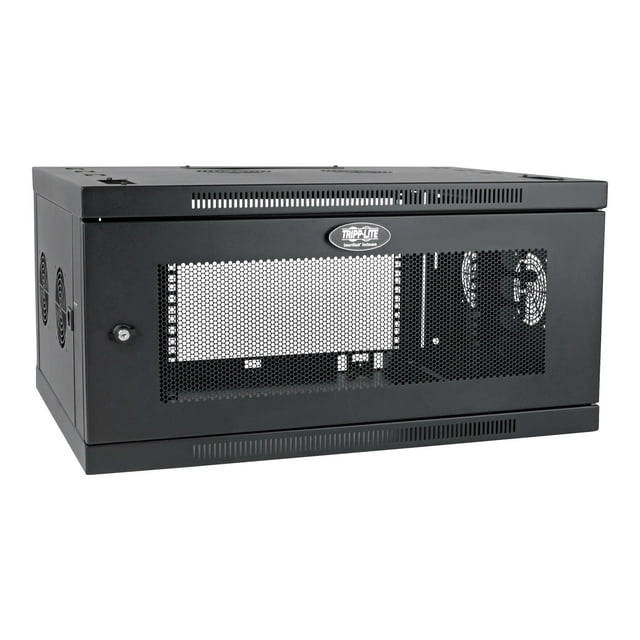Tripp Lite  6U Low-Profile Switch-Depth-Plus Wall-Mount Rack Enclosure Cabinet with Cable Management