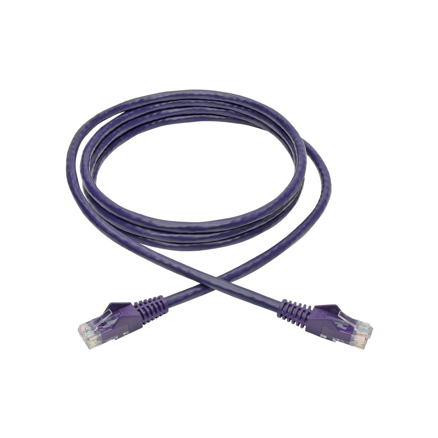 Tripp Lite 6ft Cat6 Gigabit Ethernet Snagless Molded Patch Cable, Purple