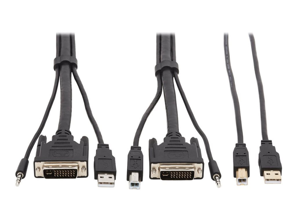 Tripp Lite 6ft DVI USB 3.5mm Audio DVI KVM Cable Kit P784006U