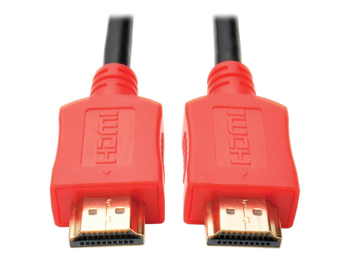 Tripp Lite 6ft High-Speed HDMI Cable with Digital Video and Audio, Red