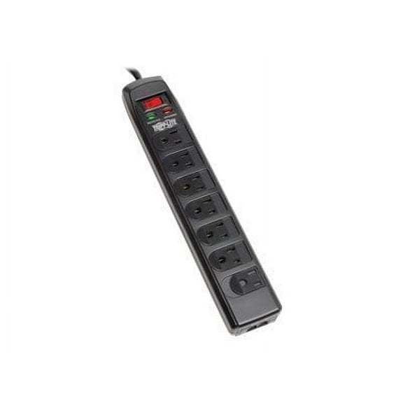 Tripp Lite Protect It! 7-Outlet Surge Protector w/ Tel/Modem Protection, 1440J