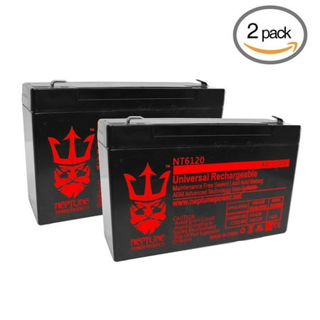 Tripp-Lite 700USB (6V series version) 6V 12Ah SLA Replacement UPS Battery by Neptune - 2 Pack