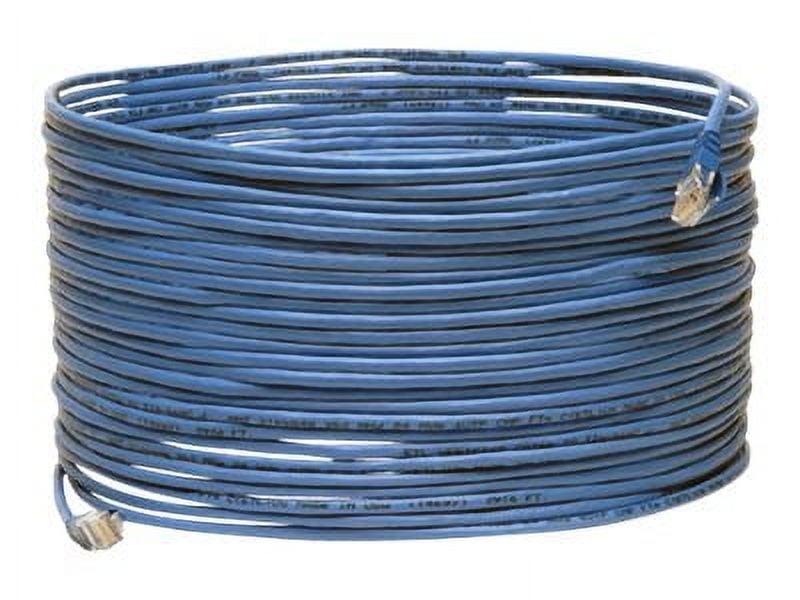 Tripp Lite 75ft Cat5e Plenum Rated Snagless Patch Cable, (RJ45 M/M ) - Blue