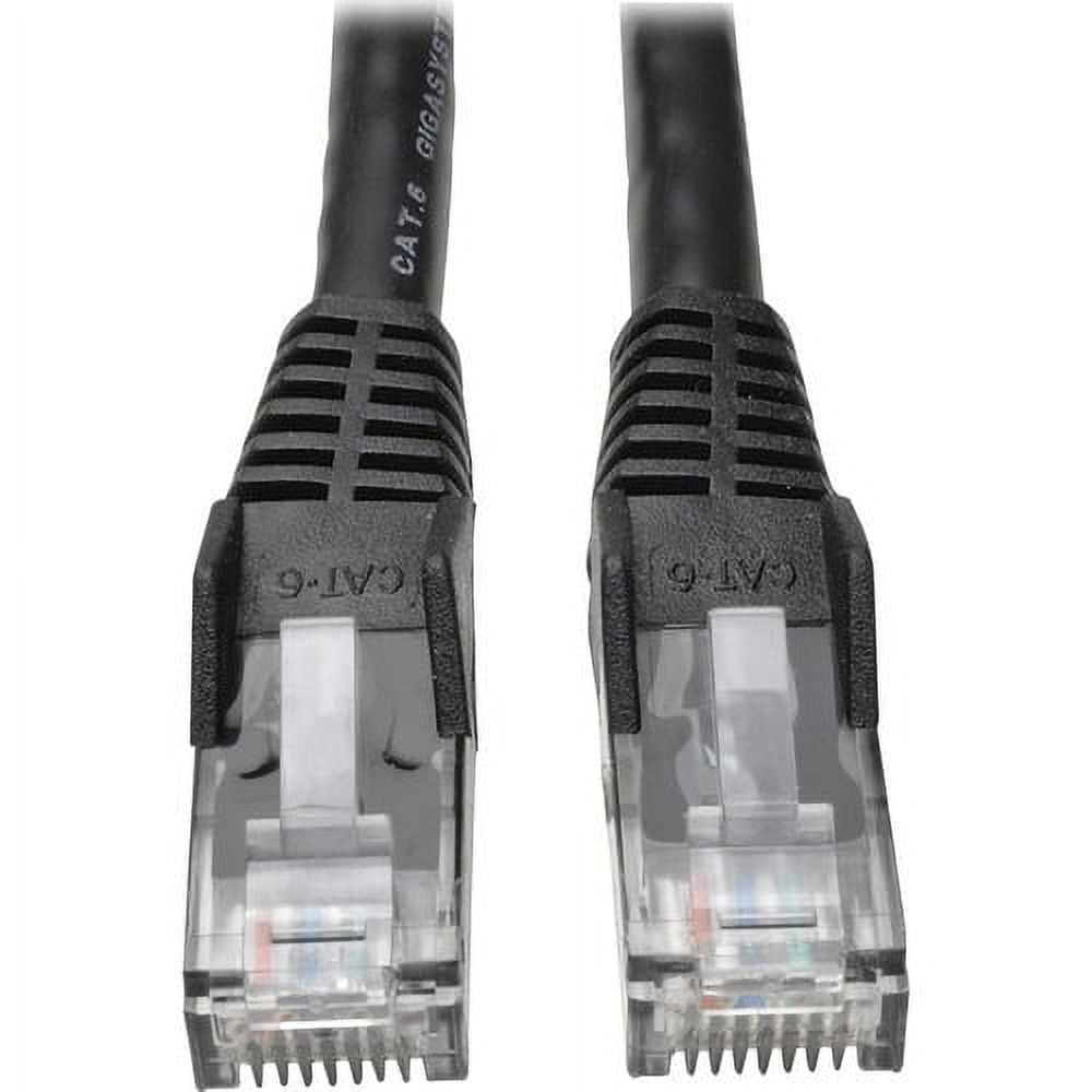Tripp Lite 7ft Cat6 Gigabit Snagless Molded Patch Cable RJ45 M/M Black 7' 7ft - 1 x RJ-45 Male - 1 x RJ-45 Male - Black