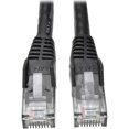 thumbnail image 1 of Tripp Lite 7ft Cat6 Gigabit Snagless Molded Patch Cable RJ45 M/M Black 7' 7ft - 1 x RJ-45 Male - 1 x RJ-45 Male - Black, 1 of 4