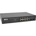 thumbnail image 1 of Tripp Lite 8 10/100/1000Mbps Port Gigabit L2 Web-Smart Managed Switch, 2 Dedicated Gigabit SFP Slots, 20 Gbps, Web Interface, 1 of 5