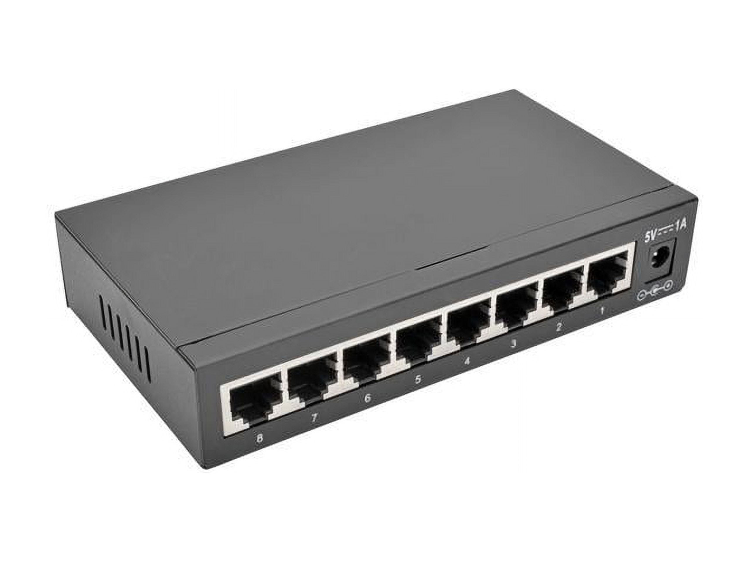 Tripp Lite 8-Port Gigabit Ethernet Switch Desktop Metal Unmanaged Switch 10/100/1000 Mbps