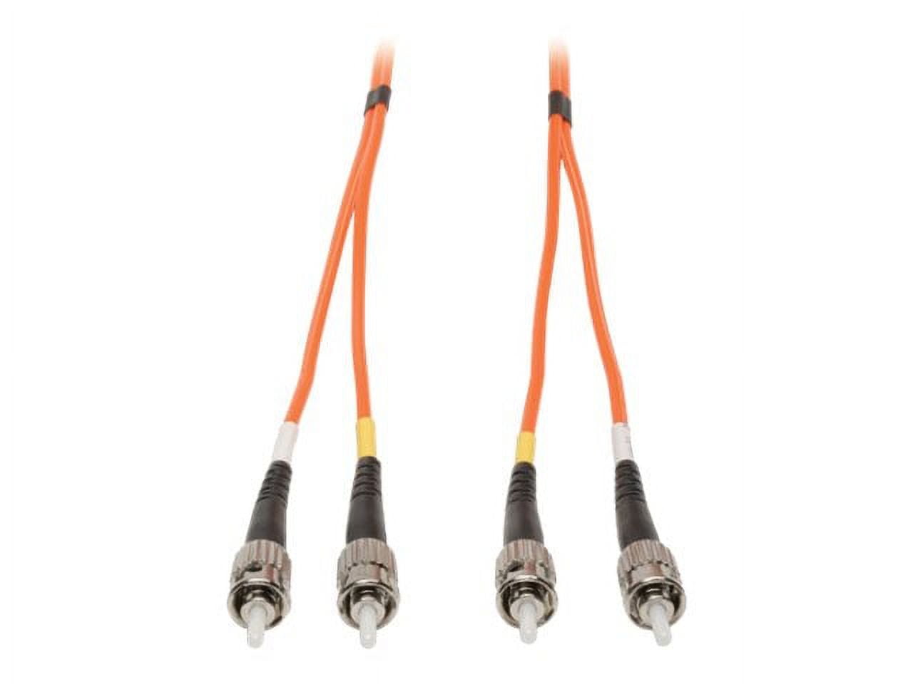 Eaton Tripp Lite Series Duplex Multimode 62.5/125 Fiber Patch Cable (ST/ST), 8M (26 ft.) - Patch cable - ST multi-mode (M) to ST multi-mode (M) - 8 m - fiber optic - duplex - 62.5 / 125 micron - orange