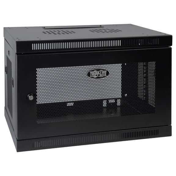 Tripp Lite SRW9U SmartRack 9U Low-Profile Switch-Depth Wall-Mount Rack Enclosure Cabinet