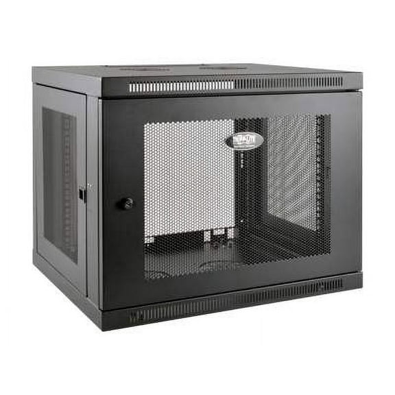 Tripp Lite 9U Wall Mount Rack Enclosure Server Cabinet Low Profile Deep