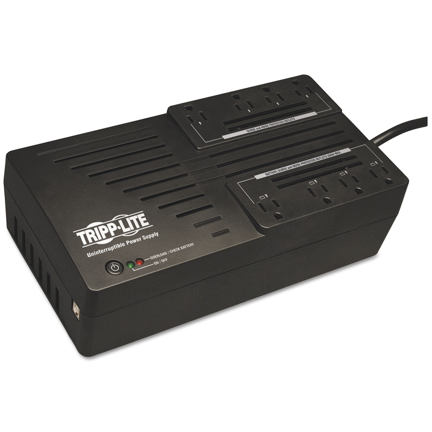 Tripp Lite AVR550U 8 Outlets 550 VA 420 J AVR Series Ultra-Compact Line-Interactive UPS USB