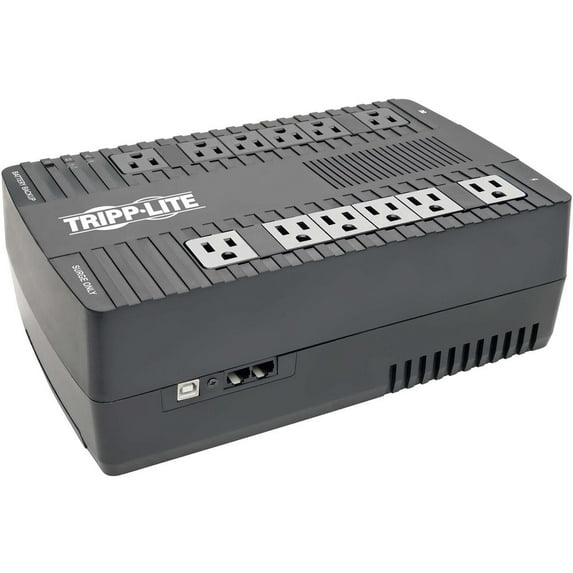 Tripp Lite AVR750U Series 750VA 450W Line-Interactive UPS - 12 NEMA 5-15R Outlets, AVR, 120V, 50/60 Hz, USB, Desktop/Wall Mount