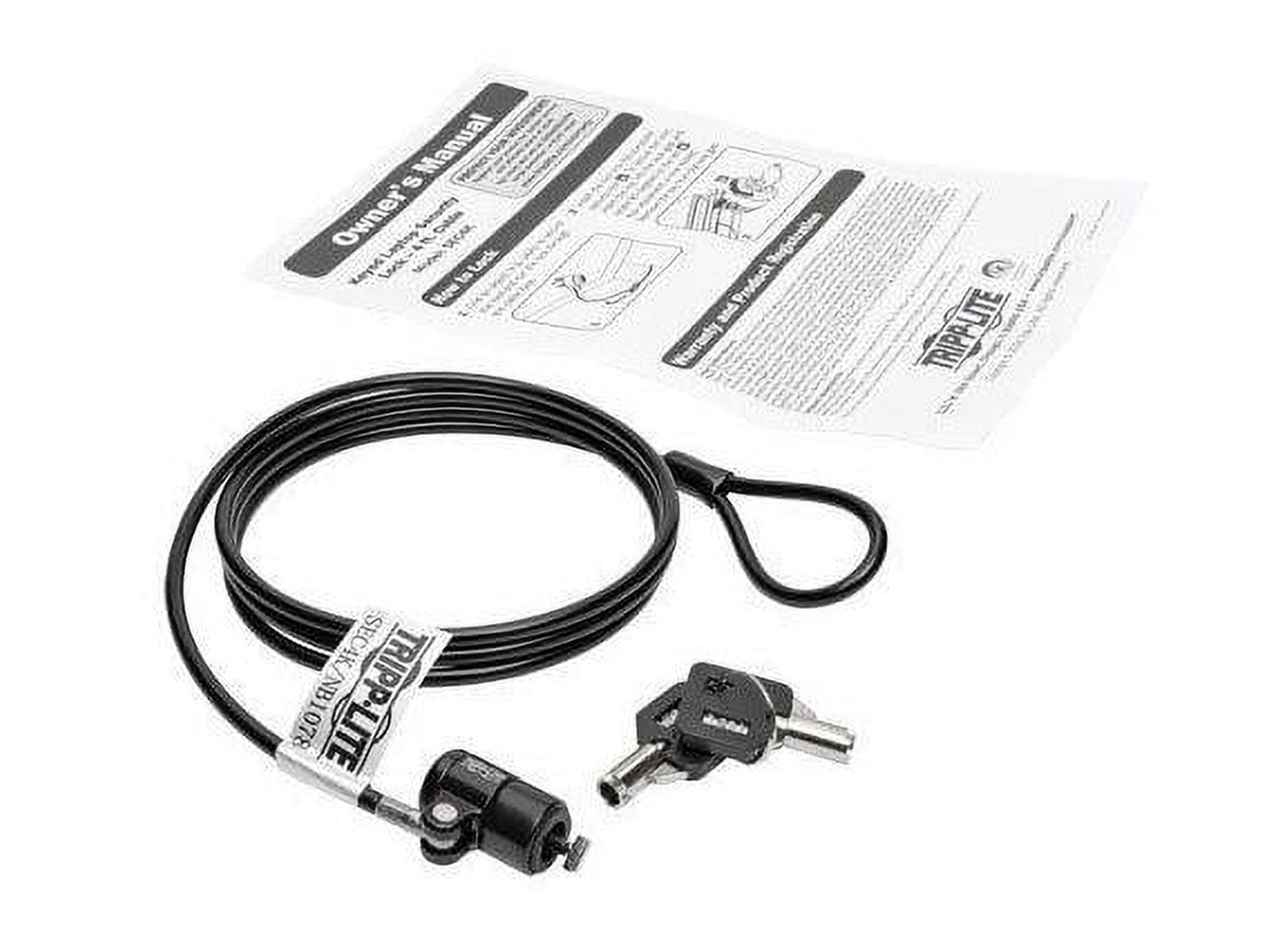 Eaton Tripp Lite Series Laptop Security Lock Keyed Theft Deterrent Cable 4ft 4' - Security cable lock - 4 ft