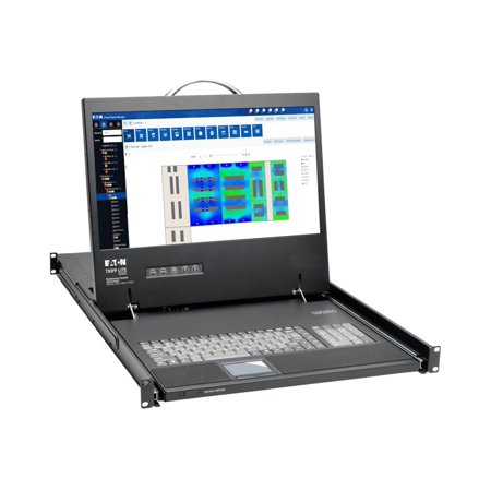 Tripp Lite 1U Rack-Mount Console with 19" 1080p LCD, DVI or VGA Video
