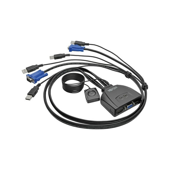 Tripp Lite B032 VU2 2 Port Usb/Vga Kvm Switch Cable W/Audio
