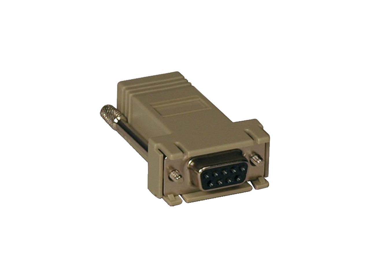 Tripp Lite B090-A9F-X Crossover Adapter RJ-45 DB9 (F) for Console Servers - image 1 of 2