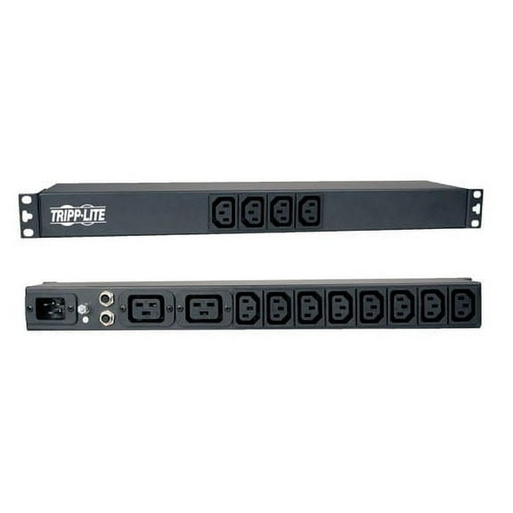 Tripp Lite 1U Rack-Mount 1.6/3.8kW Single-Phase 100?240V Basic PDU w/ 14 Outlets