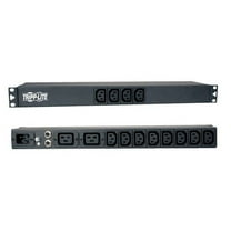 Tripp Lite 1U Rack-Mount 1.6/3.8kW Single-Phase 100?240V Basic PDU w/ 14 Outlets