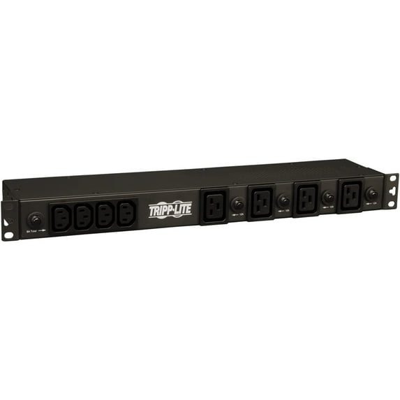 Tripp Lite Basic PDU, 30A, 20 Outlets (16 C13 4 C19), 200/208/240V, L6-30P Input, 15' Cord, 1U Rack-Mount Power, 5 Year Warranty (PDU1230)