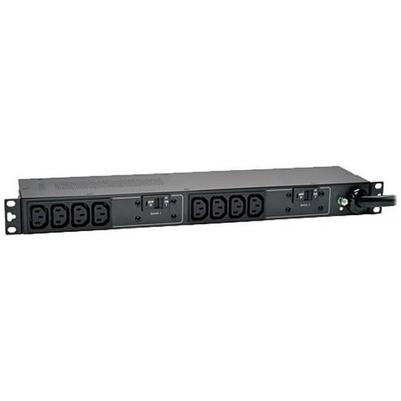 Tripp Lite PDU Basic 208V / 240V 30A 5/5.8kW C13 10 Outlet L6-30P Horizontal 1U