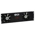 thumbnail image 1 of Tripp Lite Blanking Panel For 19 In. Racks - 3u, 2 12vdc High-performance Fans, Temperature Sensor, Lcd - Fan Tray Blank Panel - With Temperature Sensor - Ac 120 V - 101.6 Mm - Black - 3u - 19", 1 of 5