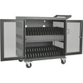 thumbnail image 1 of Tripp Lite 32-port Usb Charging Cart Storage Station Android Tablet Ipad - Push/pull Handle - 4 Casters - 4" Caster Size - Steel - 34.8" Width X 21.6" Depth X 36.1" Height - Black - For 32 (csc32usb), 1 of 7