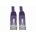 thumbnail image 1 of Tripp Lite Cat6 Cat5e Gigabit Molded Patch Cable RJ45 MM 550MHz Purple 20ft, 1 of 6
