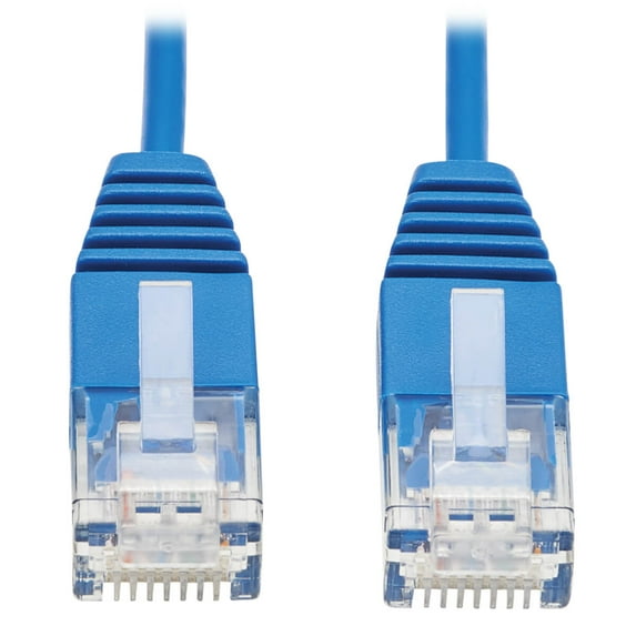Tripp Lite 1ft Cat6 UTP Gigabit Ethernet Cable Blue N200UR01BL