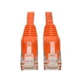 thumbnail image 1 of Tripp Lite Cat6 Gigabit Ethernet Snagless Molded Patch Cable UTP Orange RJ45 M/550Mhz 2Ft 2' (N201-002-OR), 1 of 5