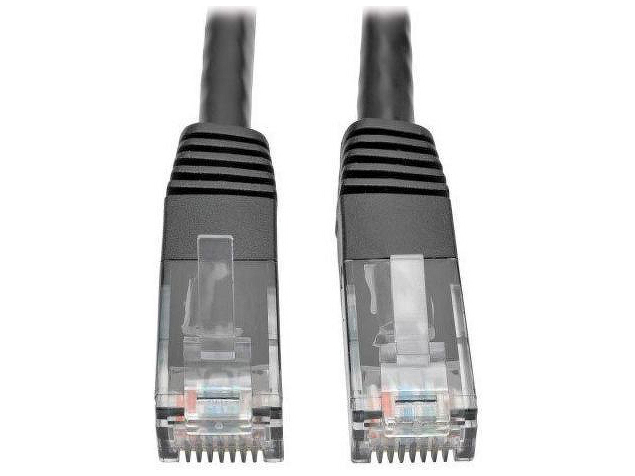 Tripp Lite 2ft Cat6 Gigabit Molded Patch Cable (RJ45 M/M), Black