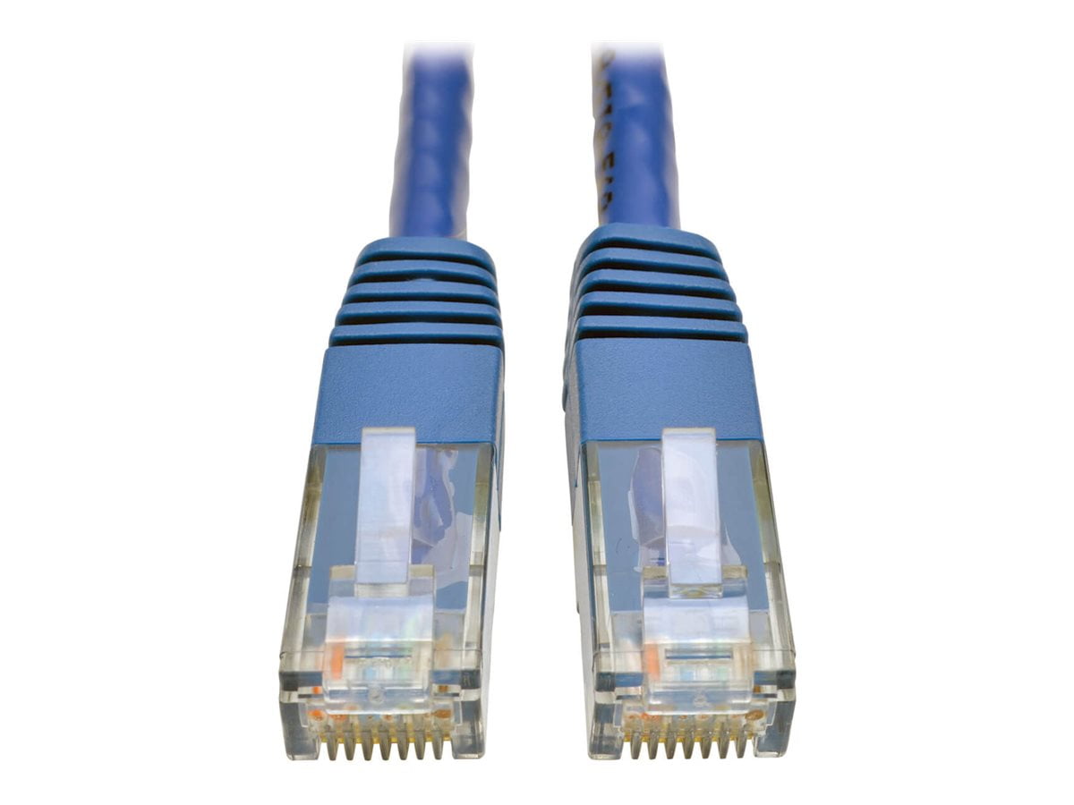 Tripp Lite N200-006-BL 6' Blue RJ-45 to RJ-45 Male/Male Cat6 Gigabit Molded Patch Cable