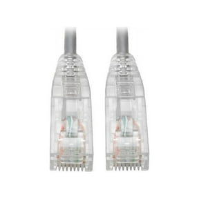Tripp Lite Cat6 UTP Patch Cable [RJ45] - M/M, Gigabit, Snagless, Molded, Slim, Gray, 1 ft. (n201-s01-gy)