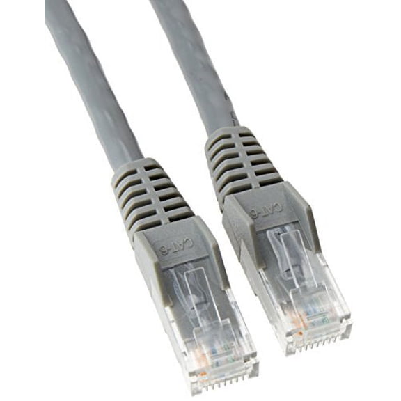 Tripp Lite 50ft Cat6 Gigabit Snagless Molded Patch Cable RJ45 M/M Gray 50'