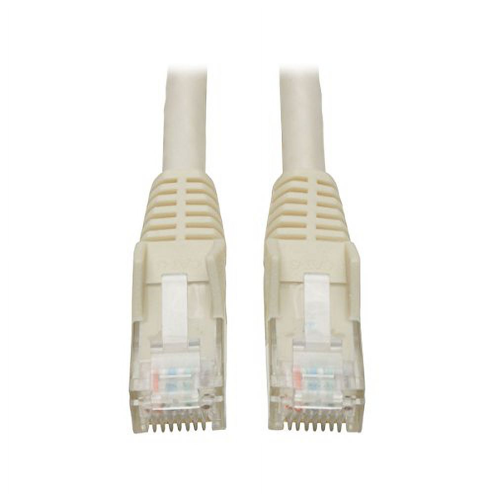Tripp Lite Cat6 Gigabit Snagless Molded Patch Cable (RJ45 M/M) - White, 14-ft.(N201-014-WH)