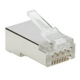 thumbnail image 1 of Tripp Lite Cat6 Rj45 Pass-through Ftp Modular Plug, 100 Pack - Network Connector - Rj-45 (m) - Ftp - Cat 6/6a - (qty Per Pack: 100), 1 of 5