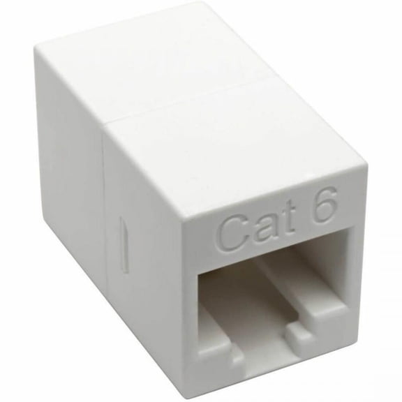 Tripp Lite Cat6 Straight-through Modular Compact In-line Coupler (rj45 F/f), White