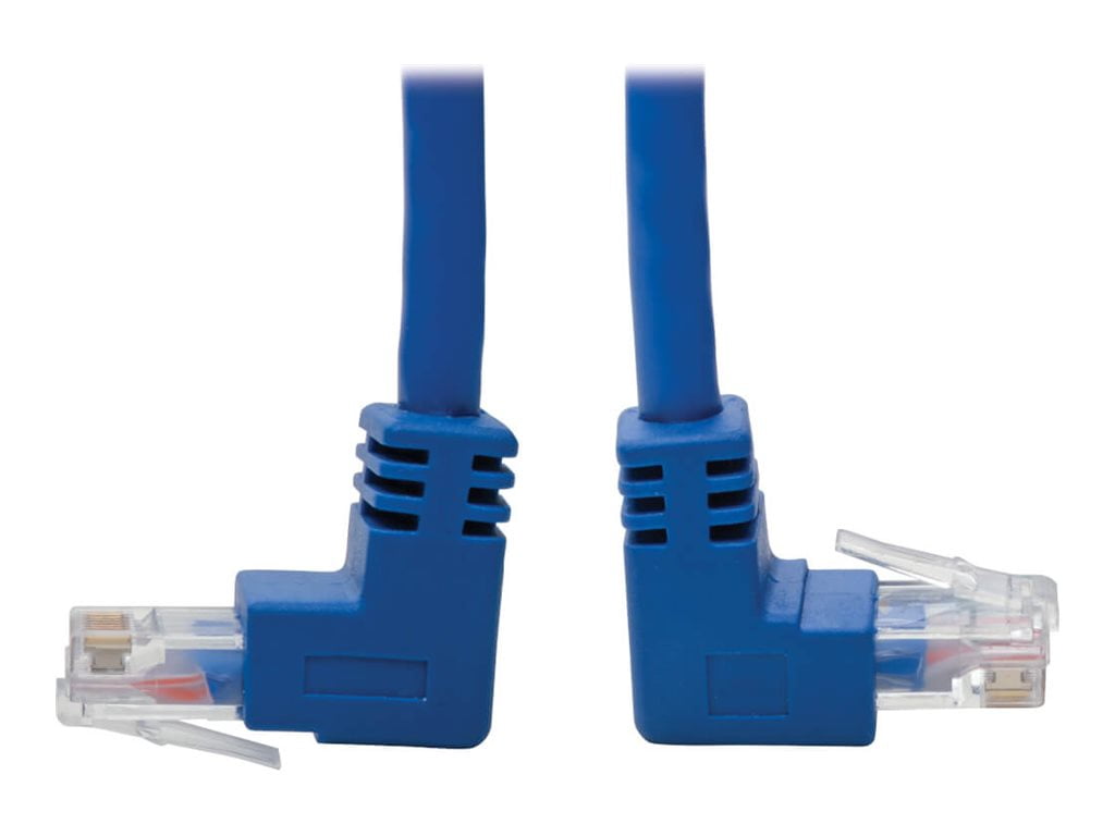 Tripp Lite Cat6 UTP Patch Cable Up-Angle/Down-Angle M/M 5ft Blue N204005BLUD